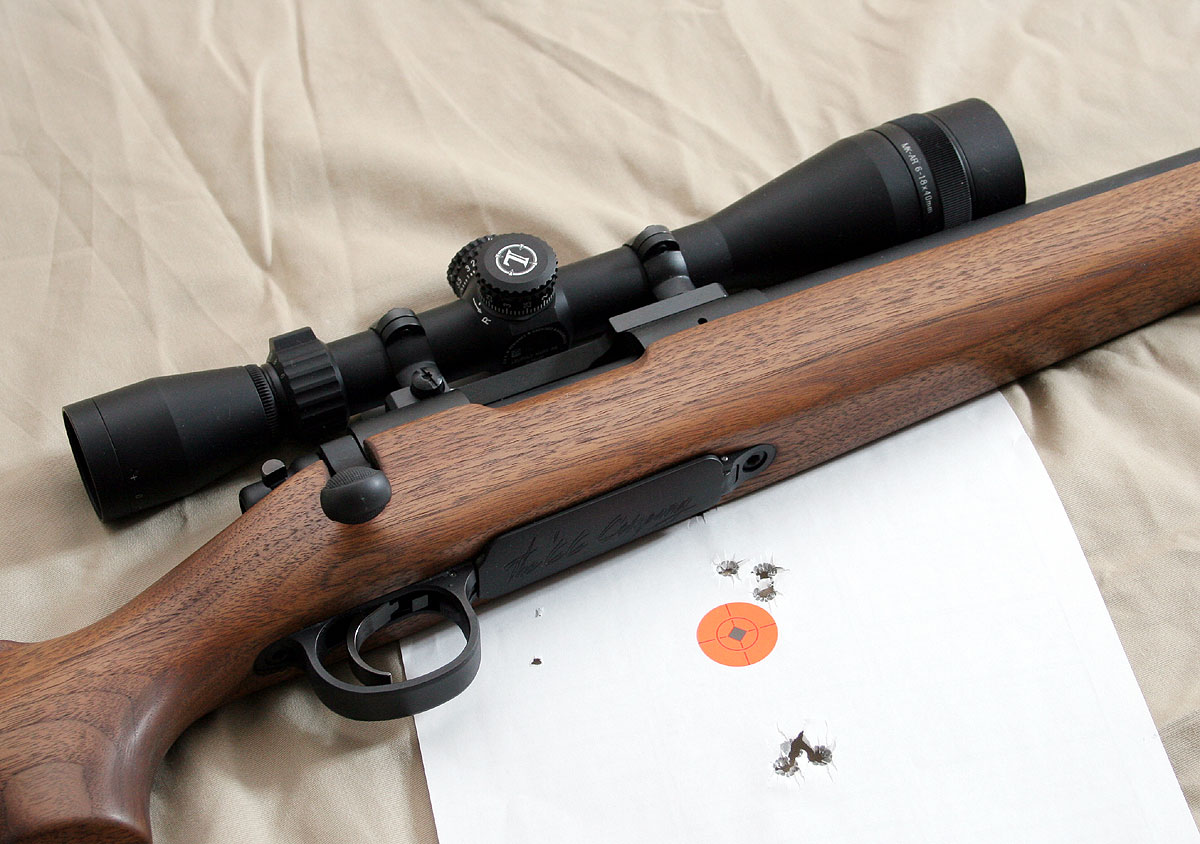 We also shot the rifle off hand where its light weight and slimmer profile ...